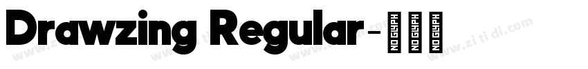 Drawzing Regular字体转换 Drawzing Regular字体转换